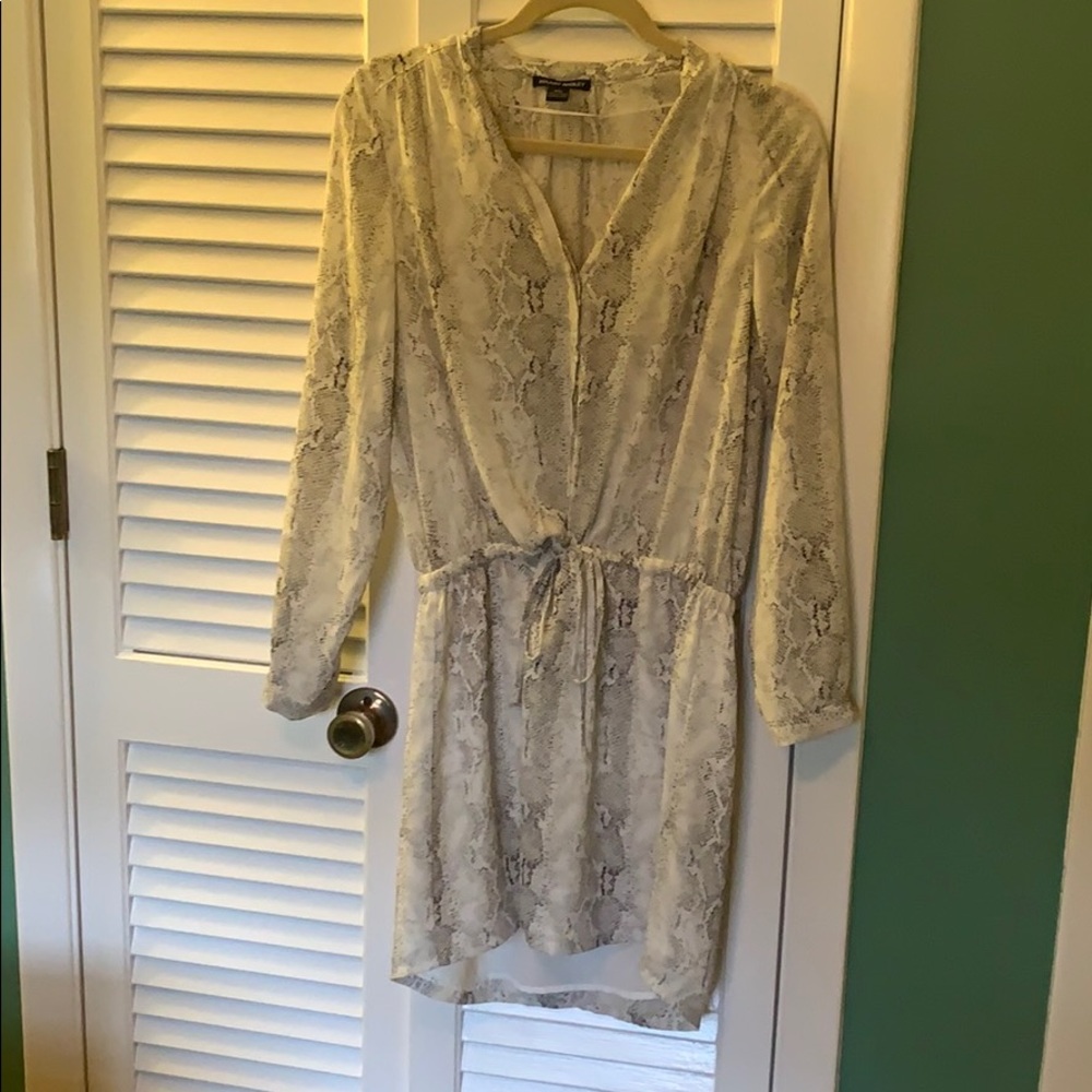 Long sleeved dress.